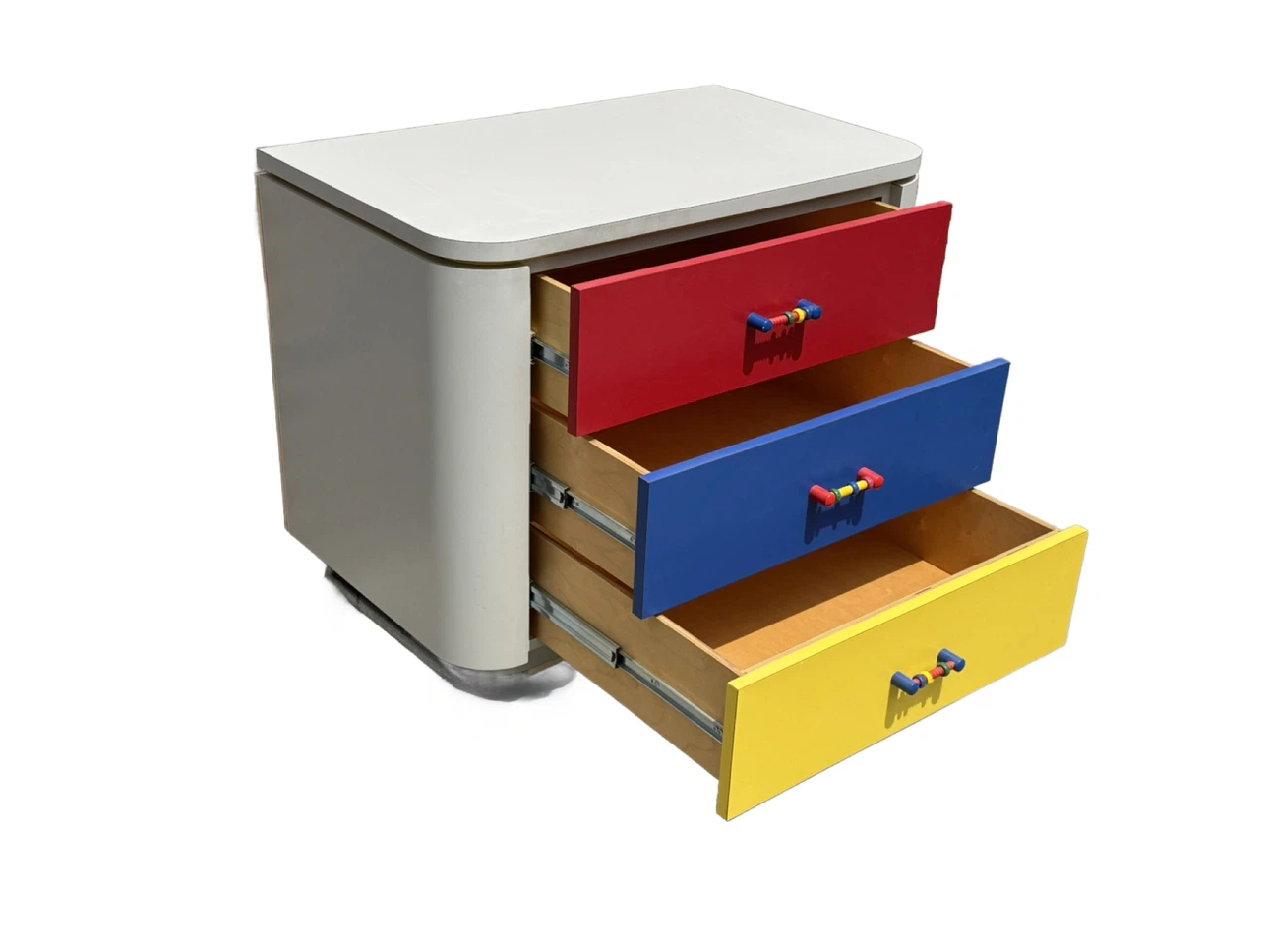 Colorfull 3 Drawer Nightstand Chest - photo 5