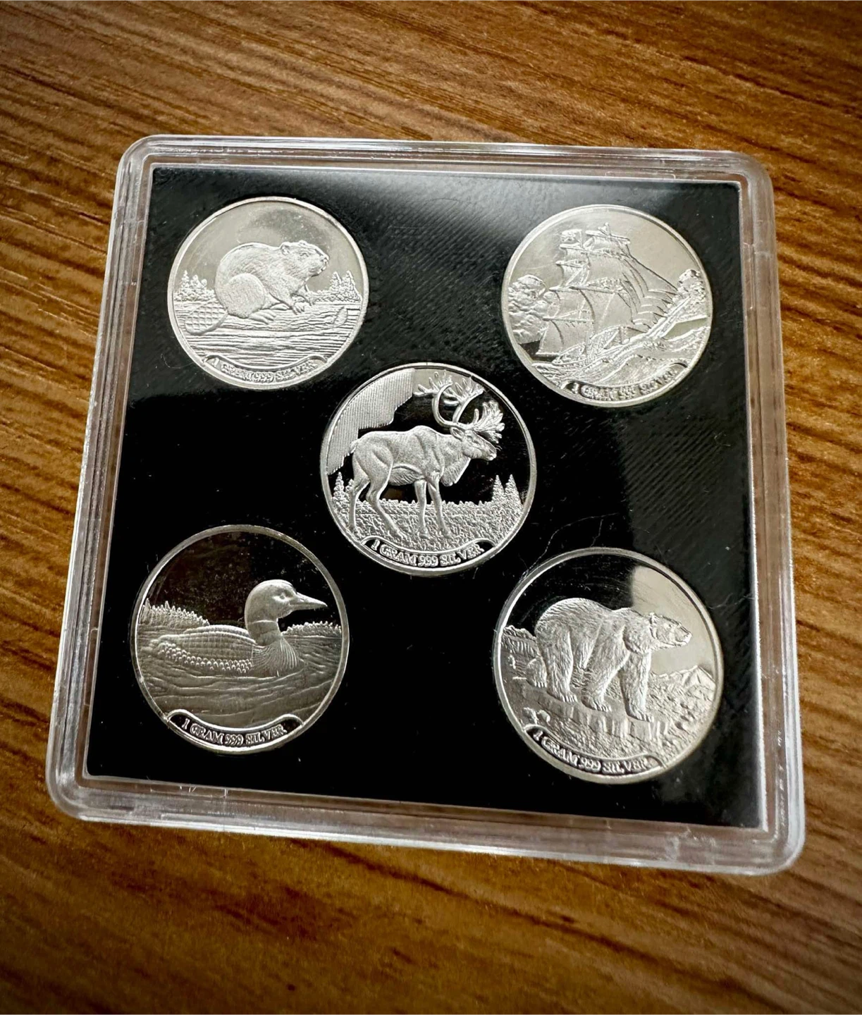 Canada Wildlife 1 Gram Silver Coin Set - photo 2