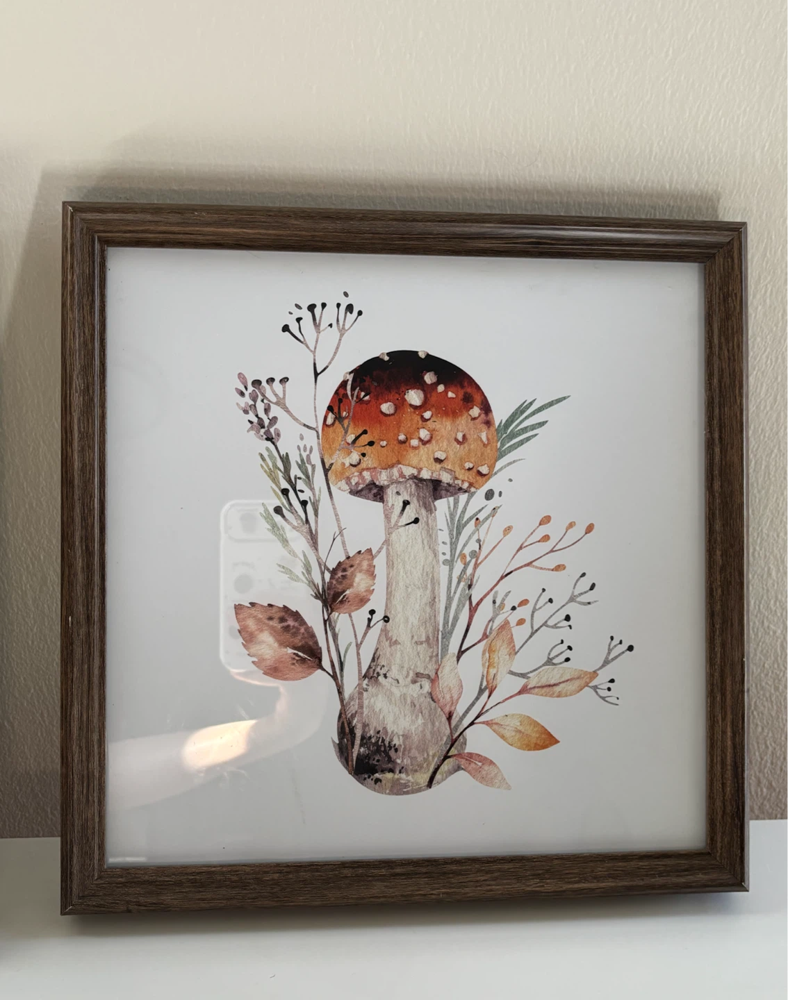 Set of two mushroom wall art pieces - photo 3