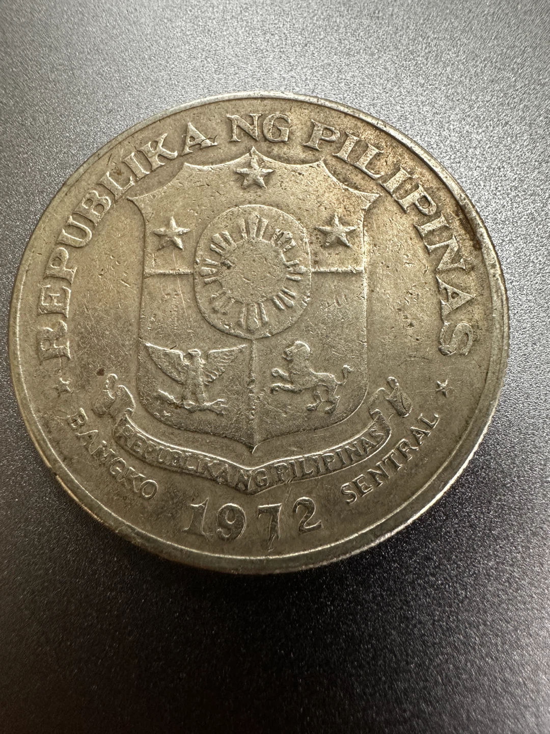 1972 Philippines 1 Piso Coin - Jose Rizal