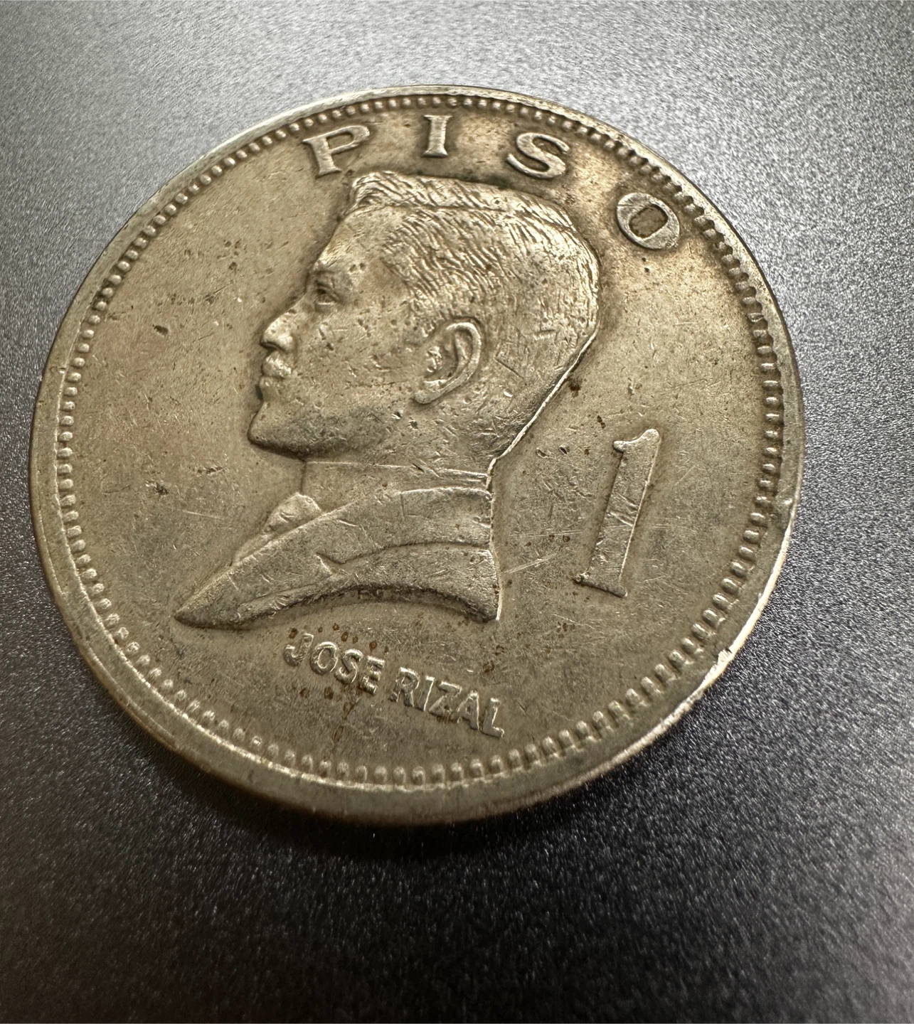 1972 Philippines 1 Piso Coin - Jose Rizal - photo 2