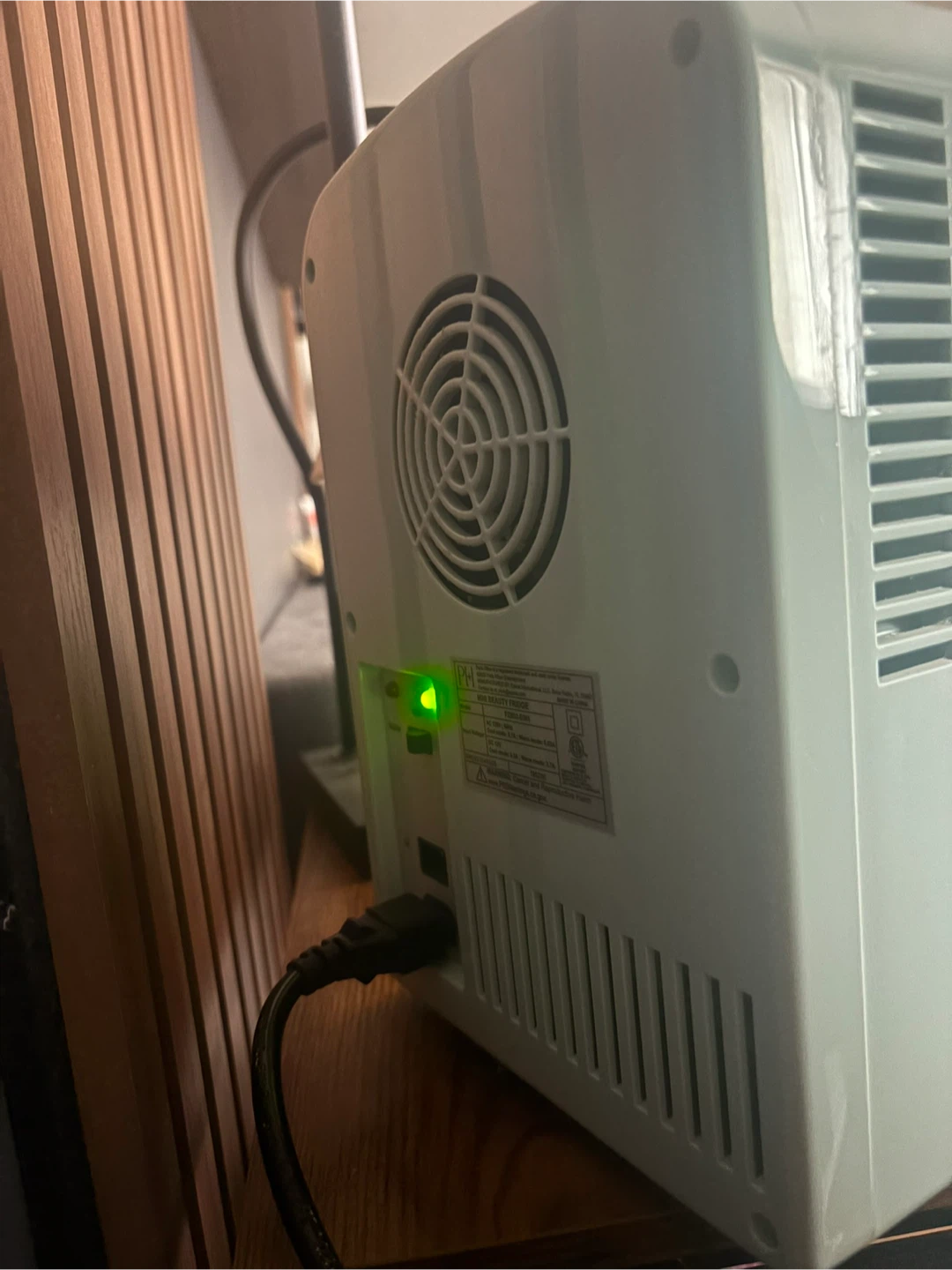 Mini Skincare Fridge with Lighted Mirror - photo 4