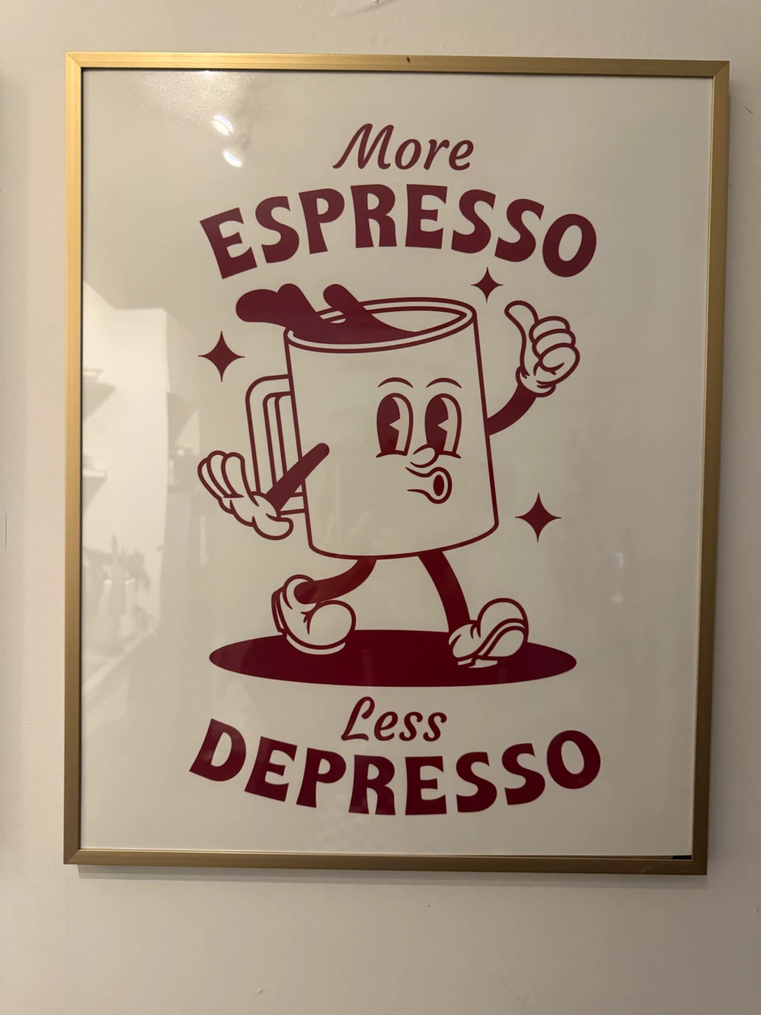 More Espresso Less Depresso Framed Print - photo 3