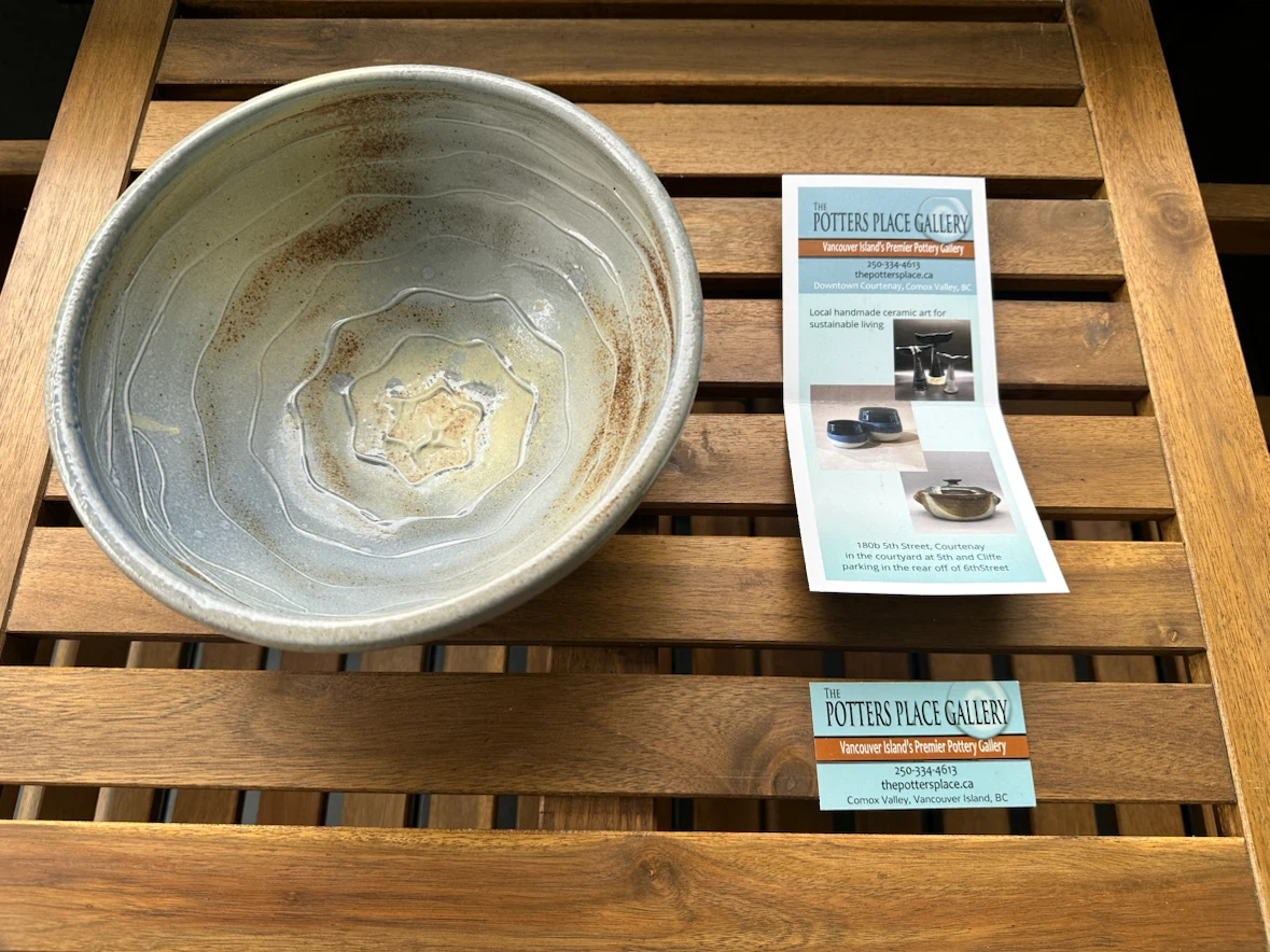 Brand New The Potters Place Gallery Handmade Ceramic Bowl