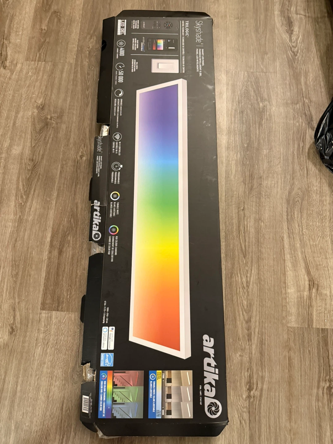 Cync 9 hexagon led panels + Led panel+ light strip - photo 5