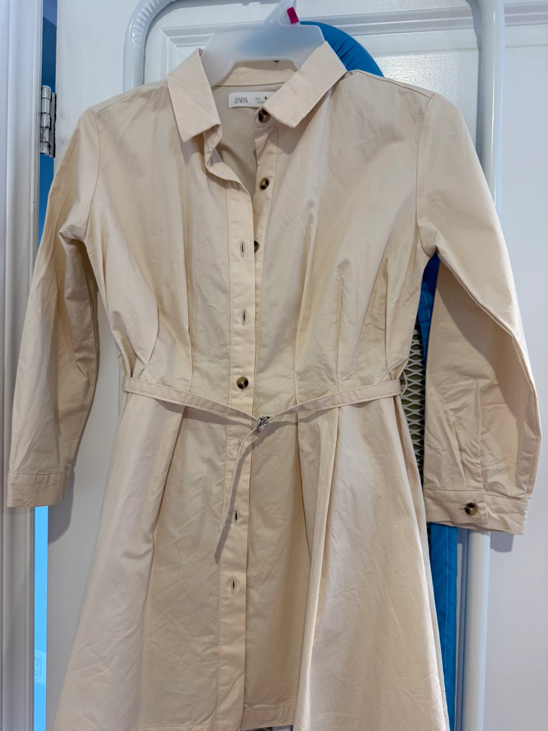 Zara Girl Beige Dress - Size 9/134cm