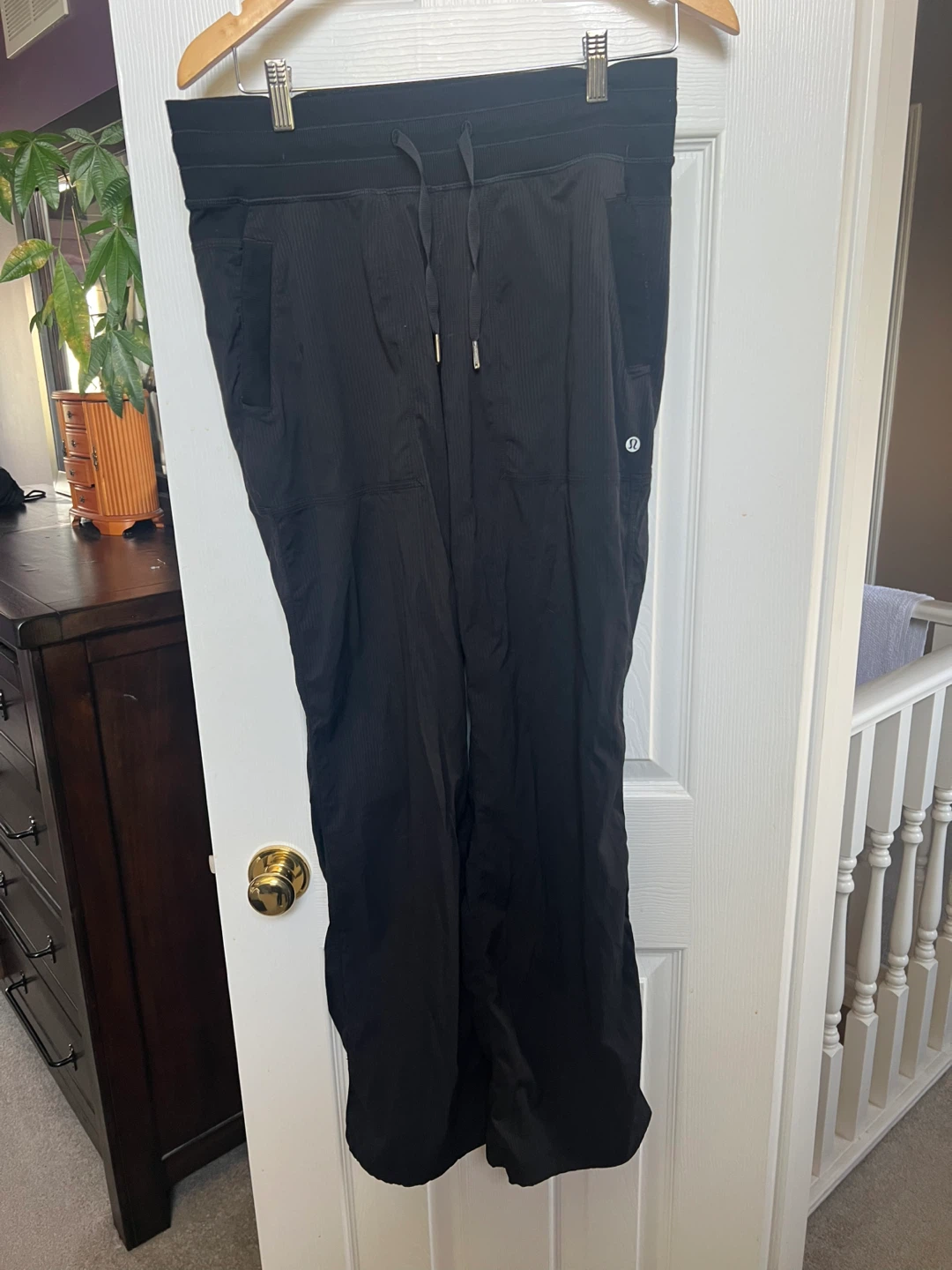Lululemon black studio pants size 8