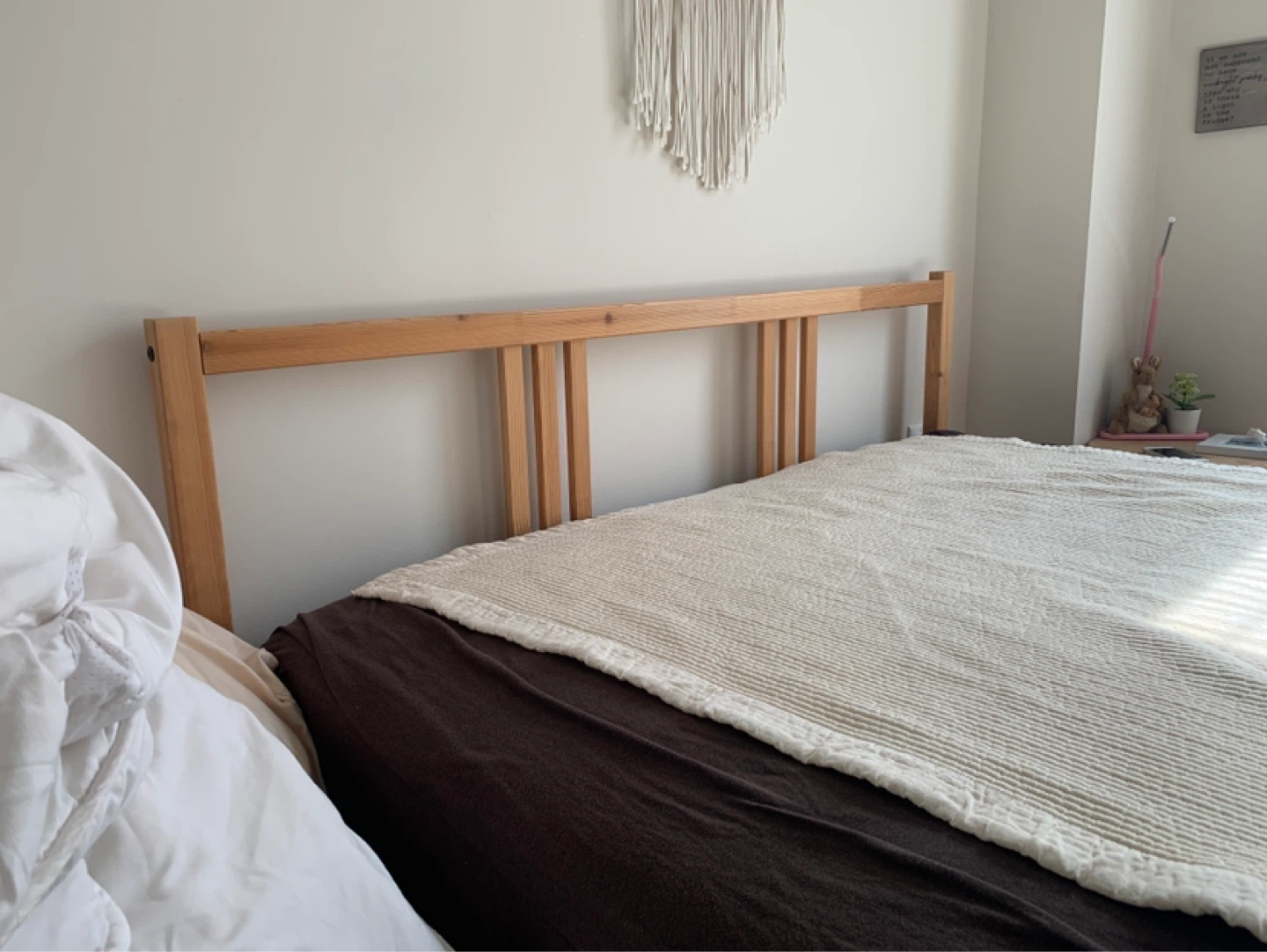 IKEA Oak Wooden Bedframe