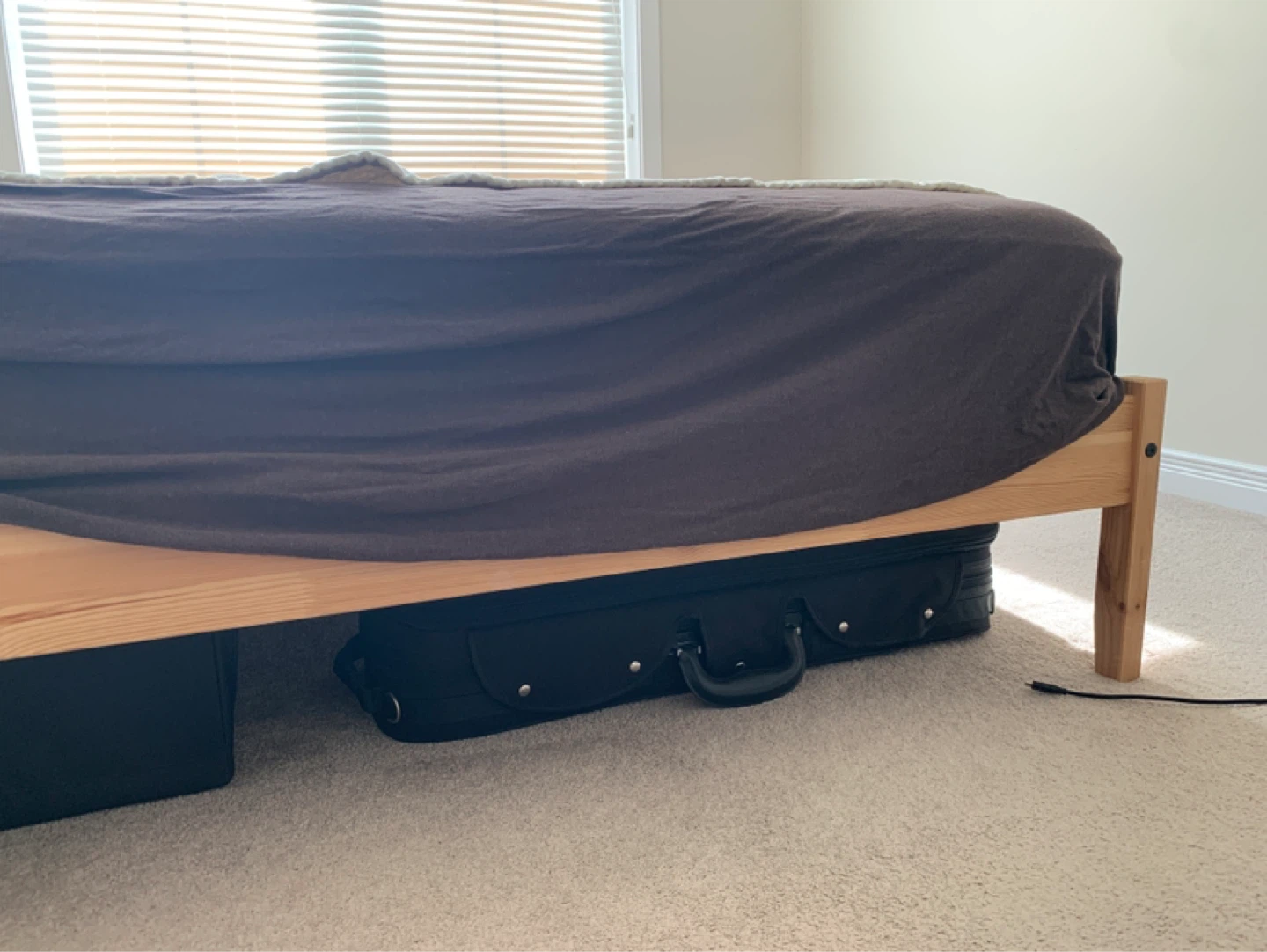 IKEA Oak Wooden Bedframe - photo 2