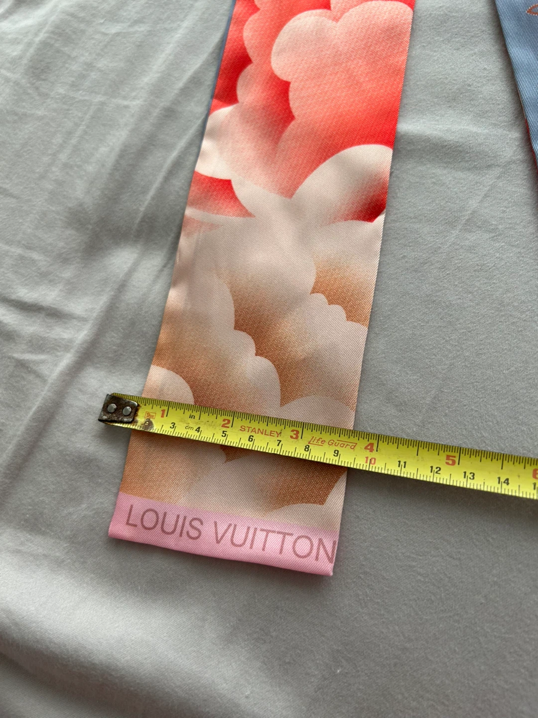 Authentic Louis Vuitton Bandana Scarf - Clouds & Monogram - photo 2