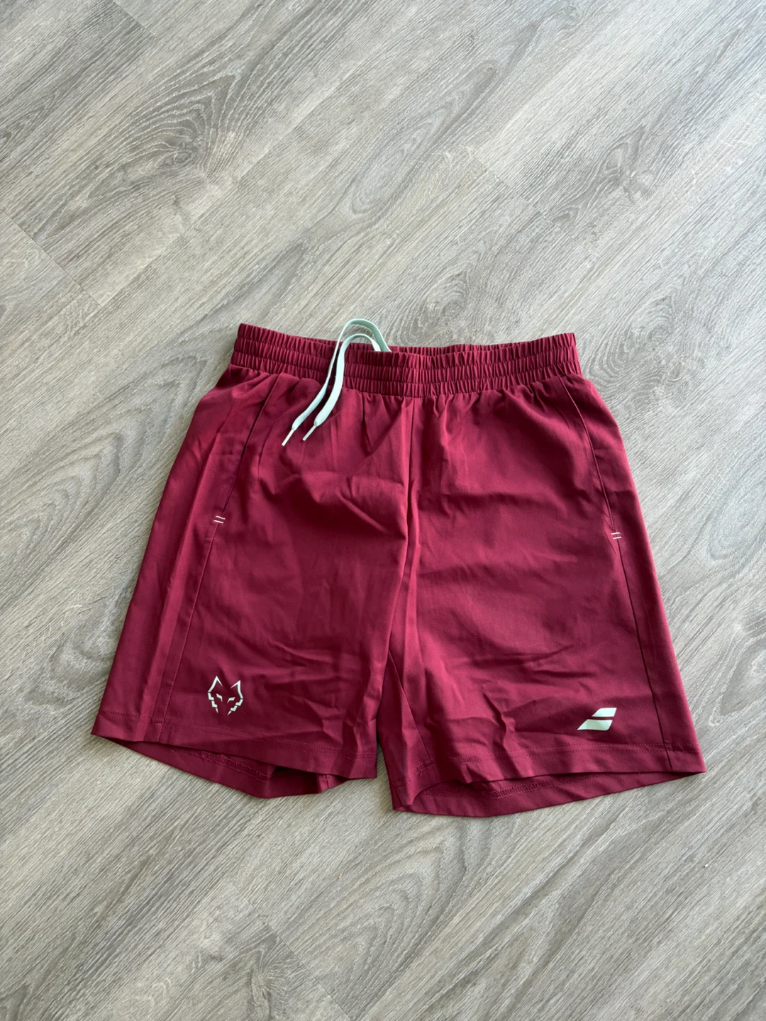 Babolat Juan Lebrón Padel Shorts – Burgundy/Red – Size L - photo 2