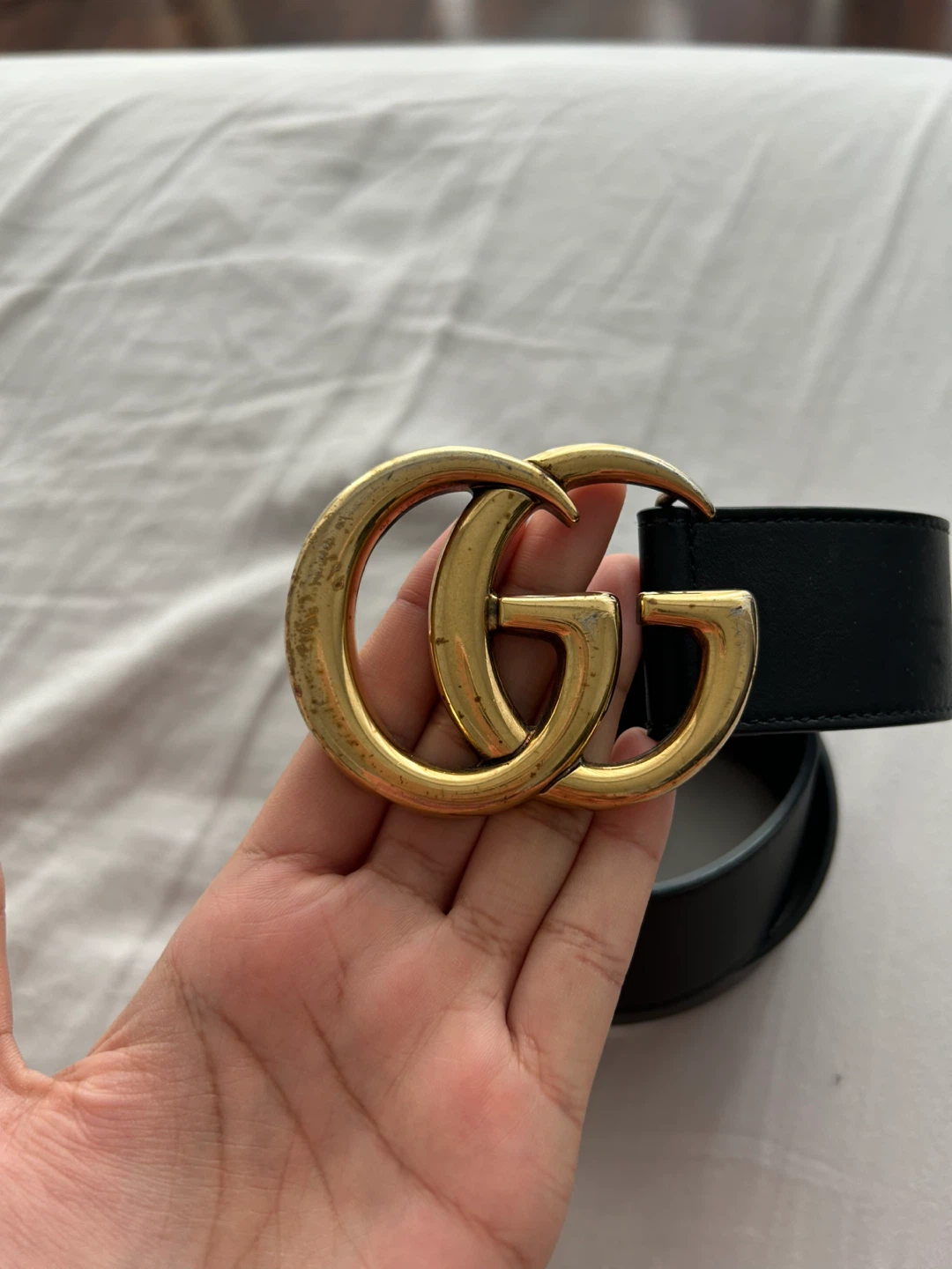 Authentic Gucci Marmont GG Belt