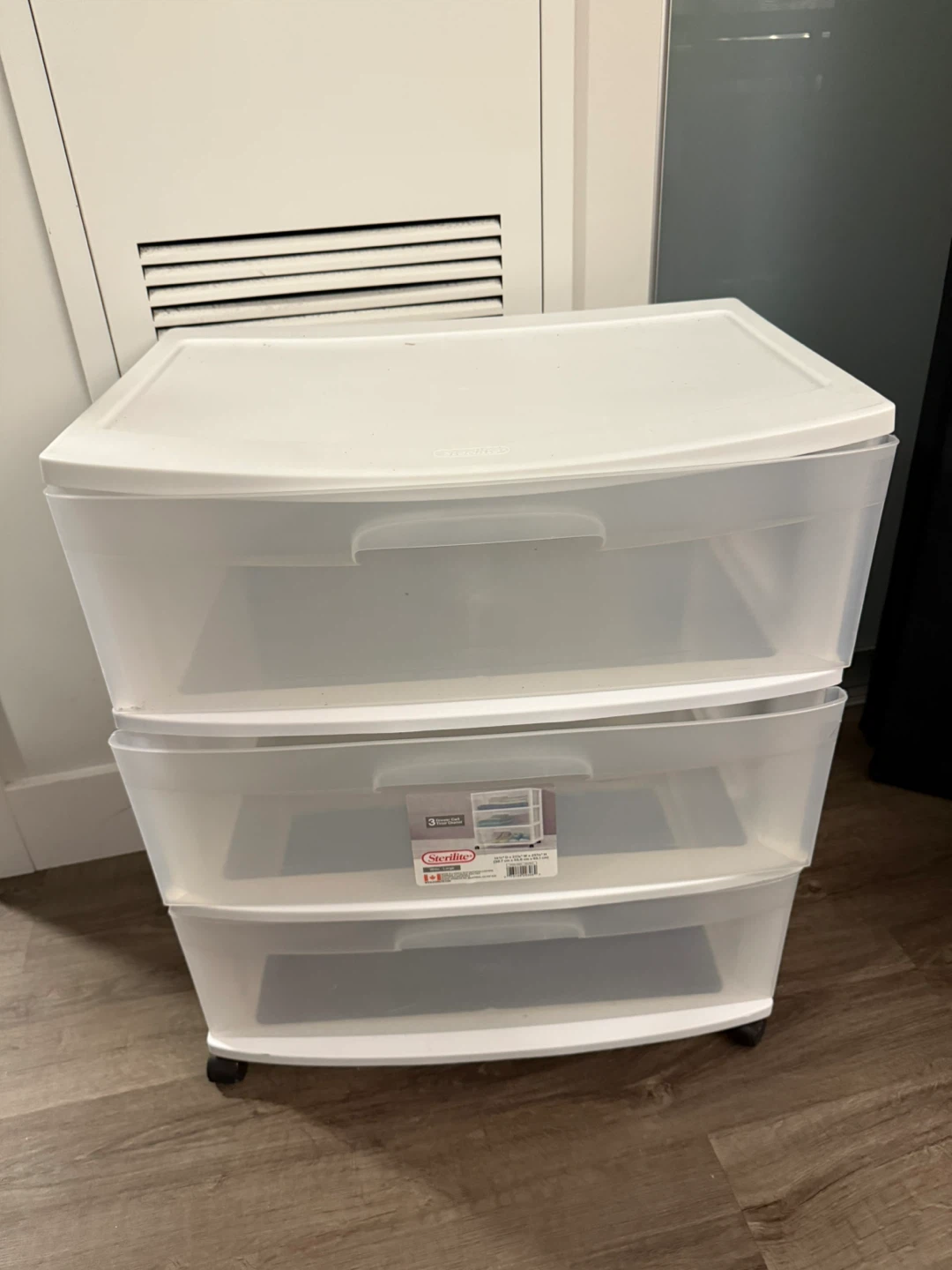 Sterilite 3-Drawer Wide Cart - photo 2