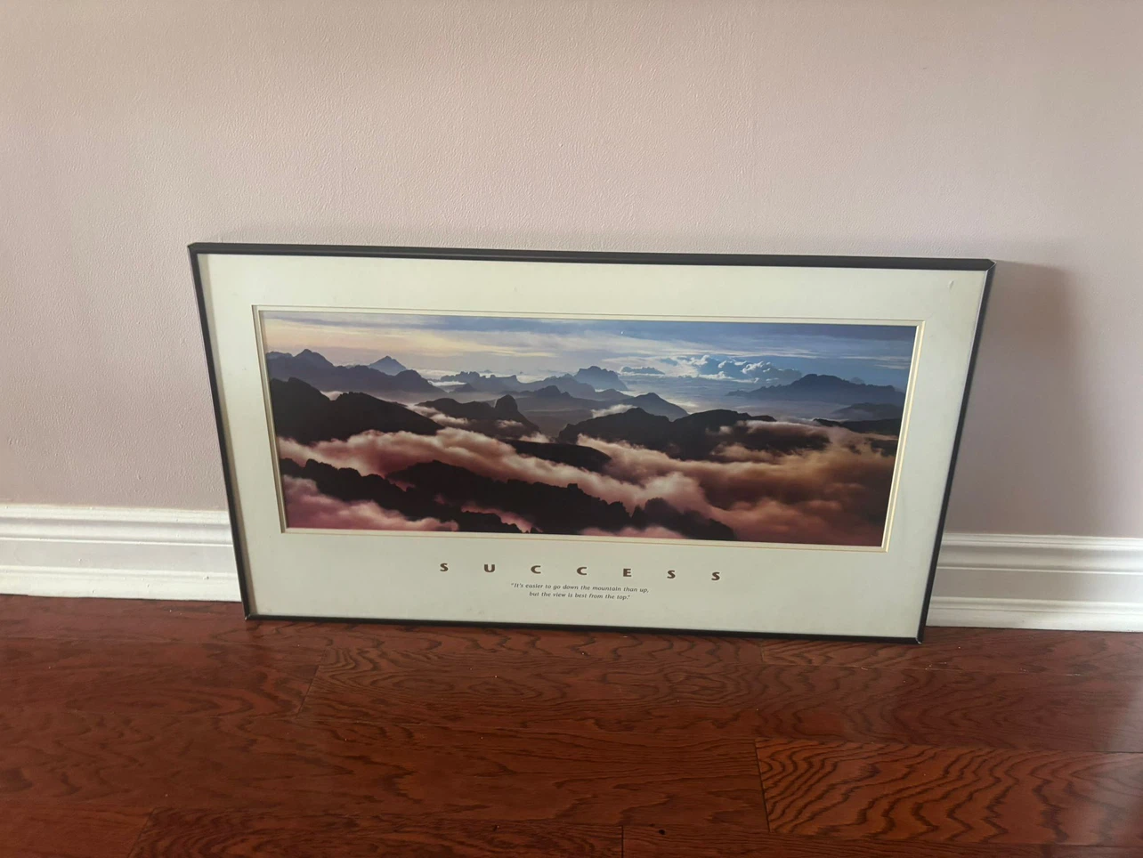 Framed Motivational Print 'Success'