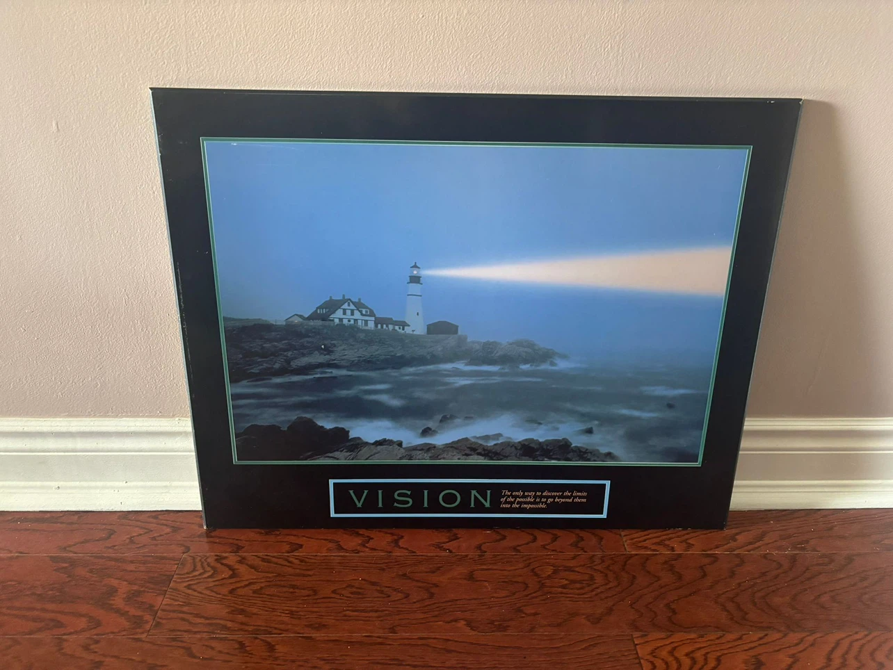 Vision Lighthouse Motivational Poster
