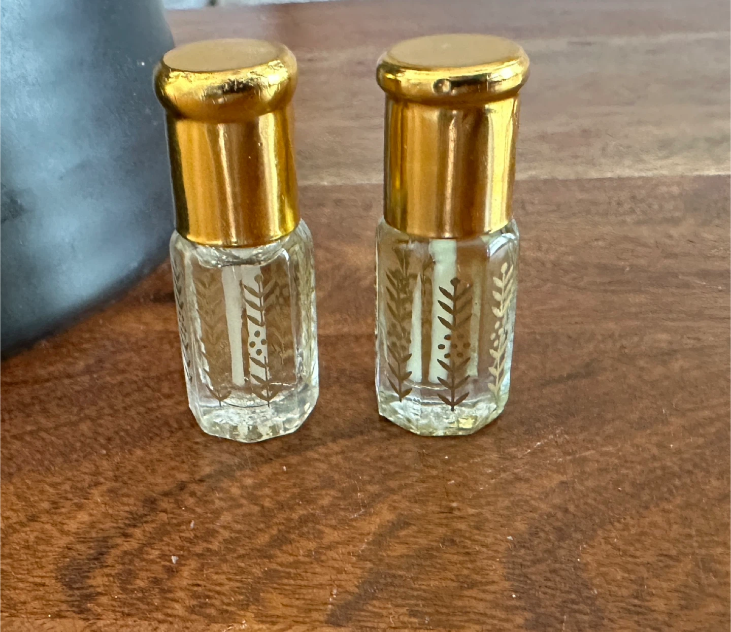 Two small perfume bottles- $15 each
