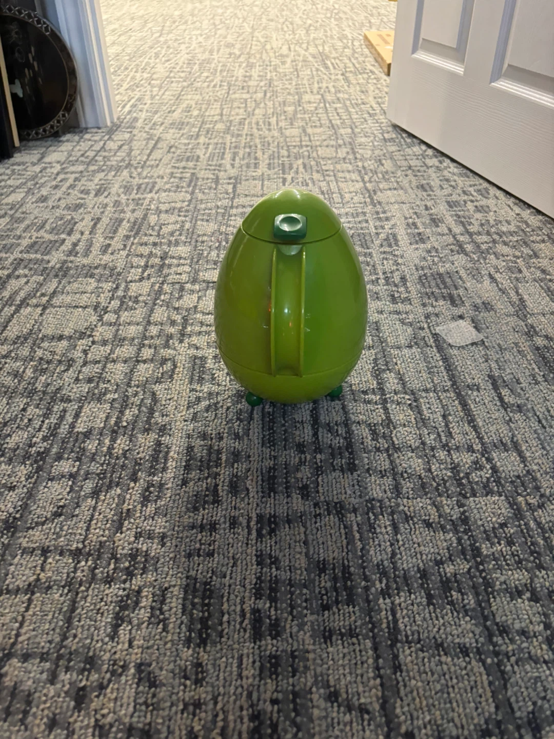 Retro Green Egg-Shaped Carafe - photo 4