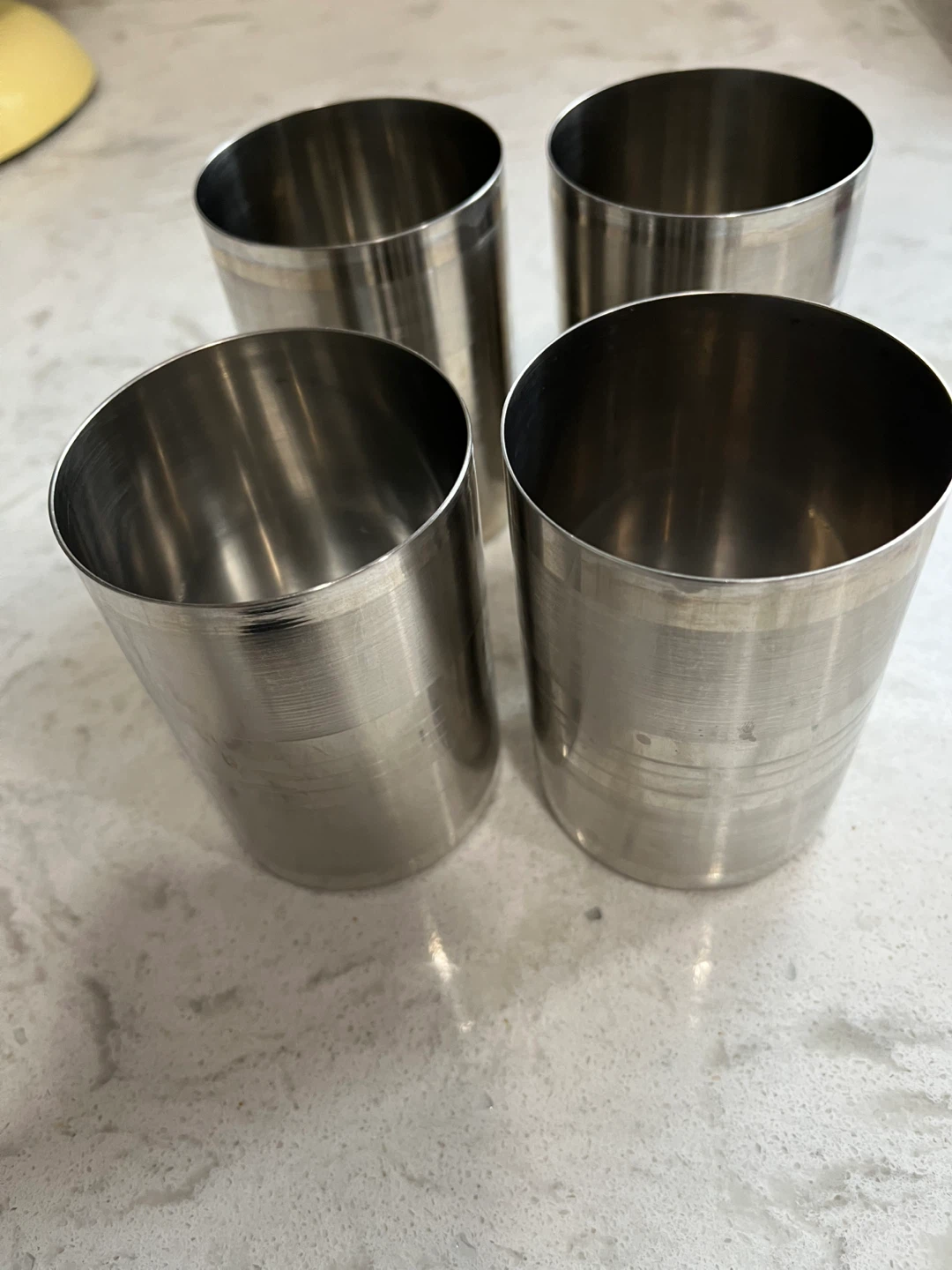 Set of 4 Stainless Steel Tumblers