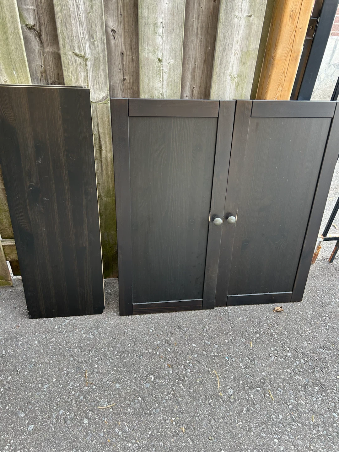 Ikea Hemnes Dark Wood Secretary Desk with Hutch - photo 3