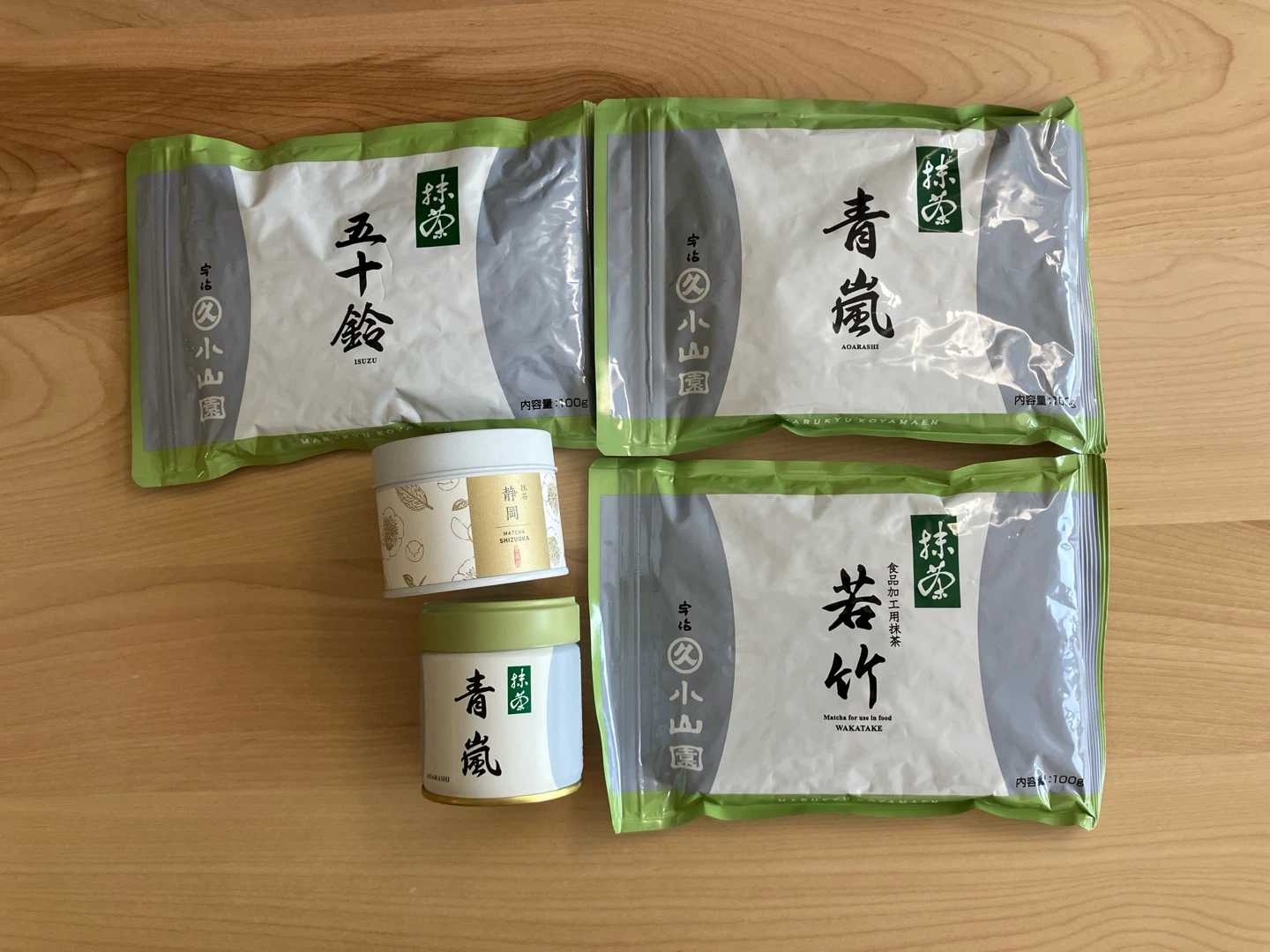 Matcha Marukyu Koyamaen Aoarashi, Isuzu and Kimikura Shizuoka