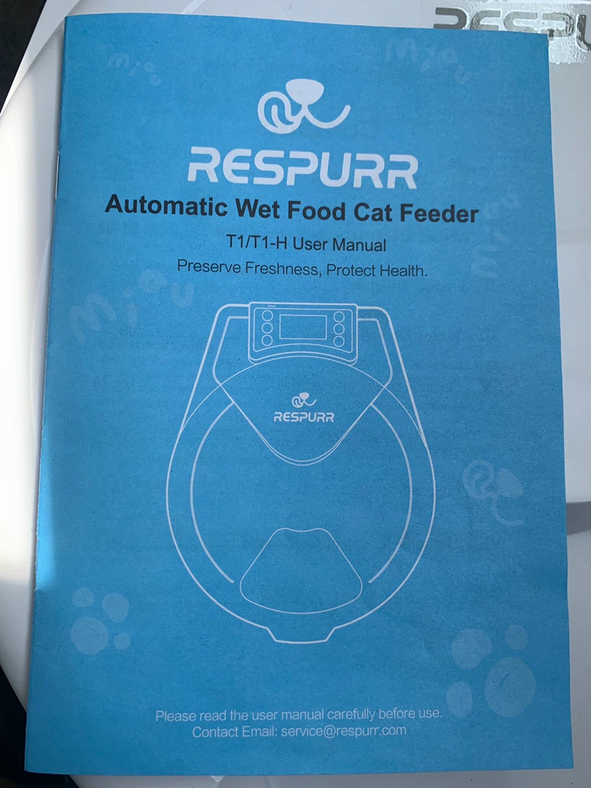 RESPURR Automatic Wet Food Cat Feeder T1/T1-H - photo 3