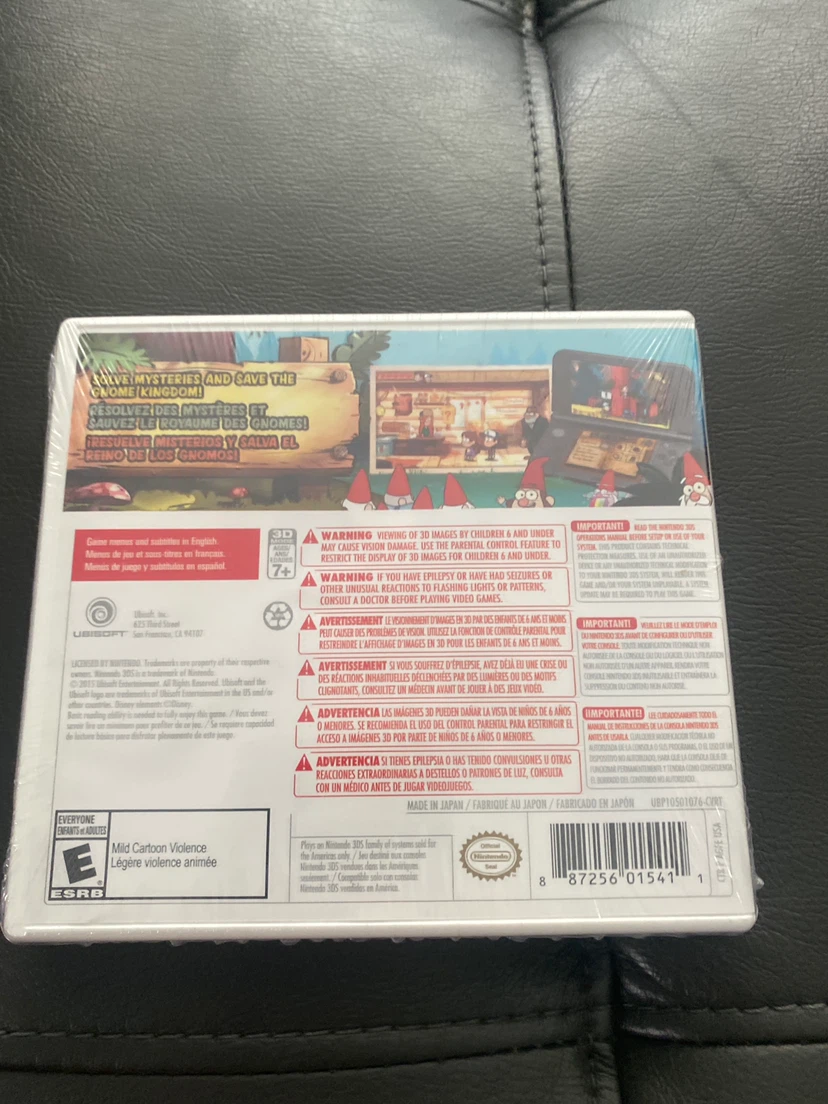 Nintendo 3DS gravity, Falls, legend of gnome - photo 2