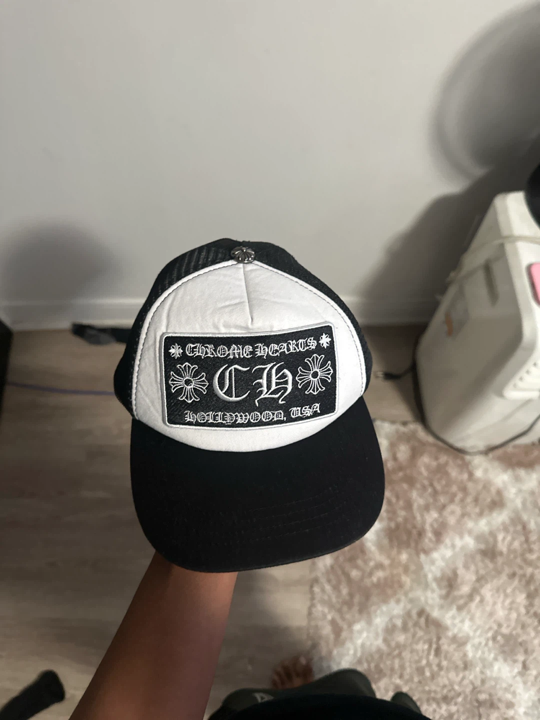 Chrome Hearts Hollywood Trucker Hat for sale