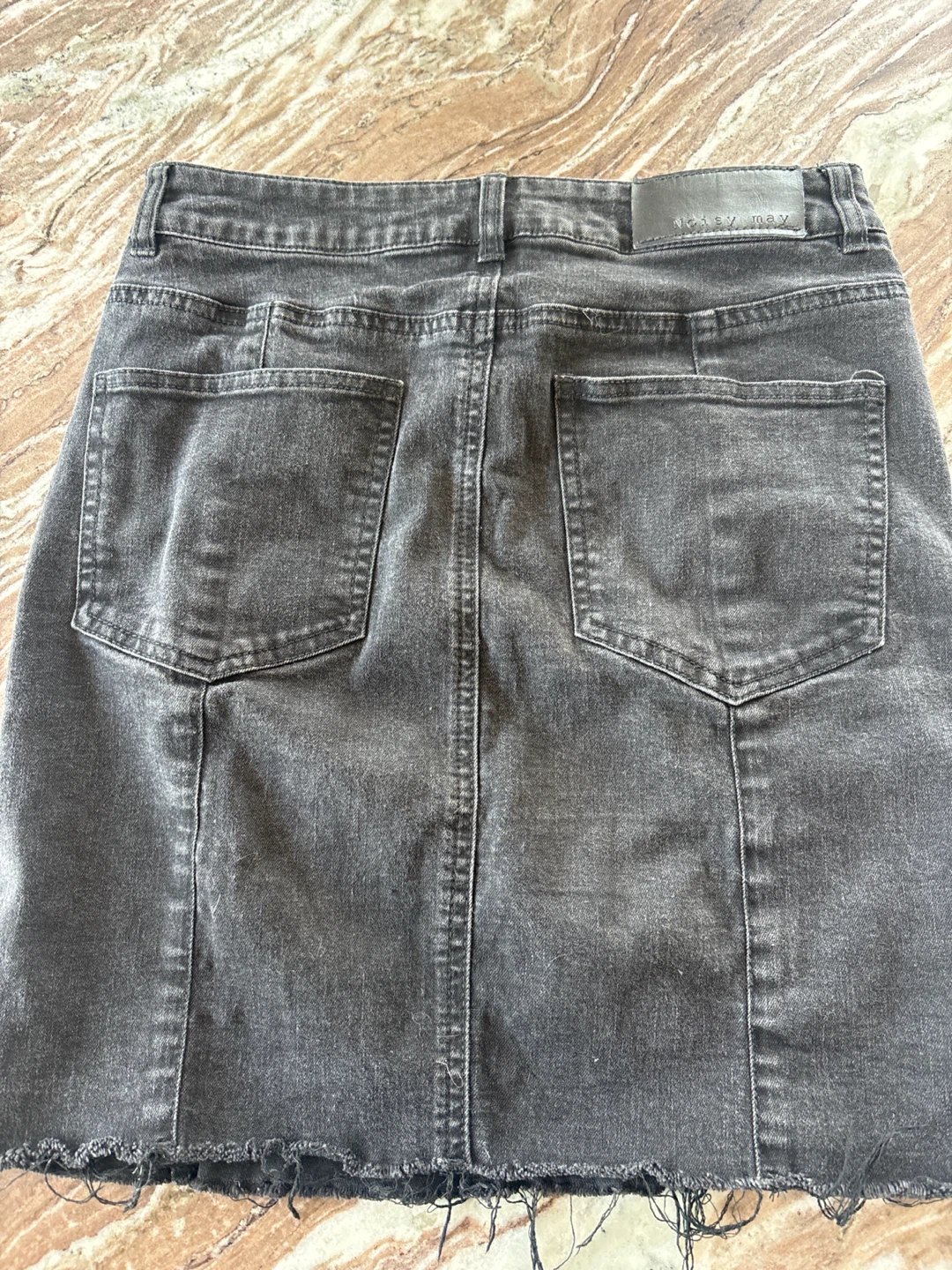 Black Denim Skirt Size Small - photo 2