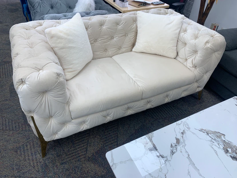 3pcs sofa set available in blue grey cream - photo 3