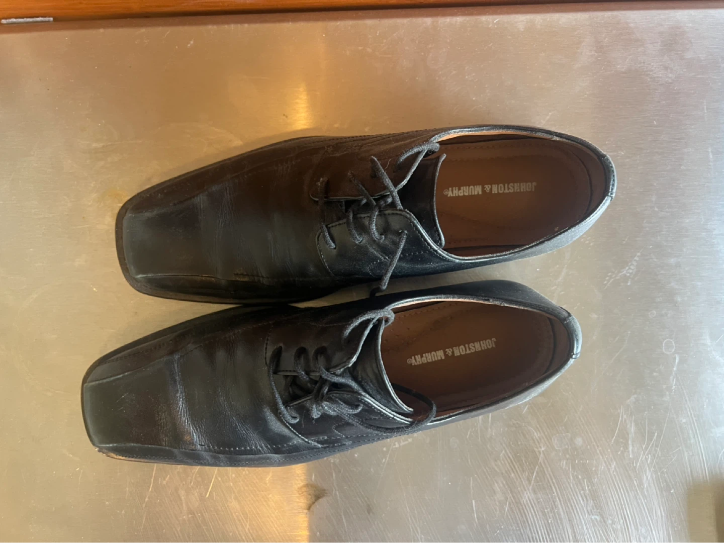 Johnston & Murphy Men's Black Leather Dress Shoes - photo 2