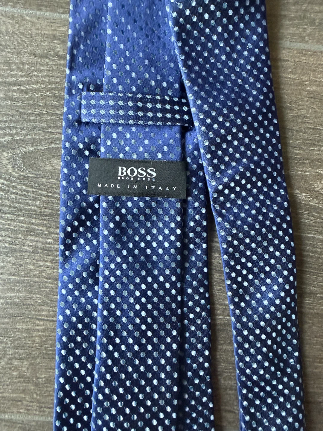 BOSS Hugo Boss Blue Polka Dot Tie - photo 2