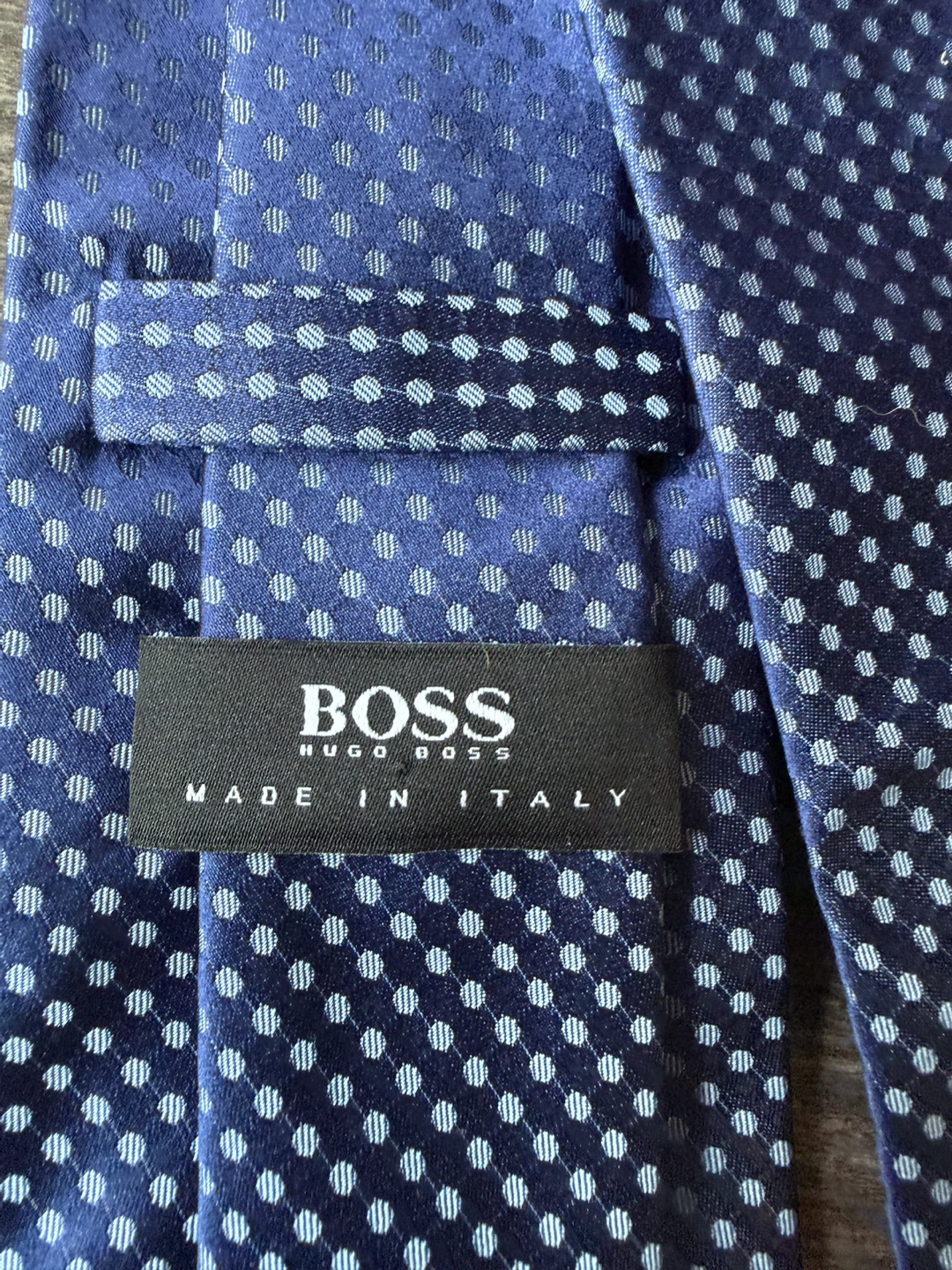 BOSS Hugo Boss Blue Polka Dot Tie - photo 4