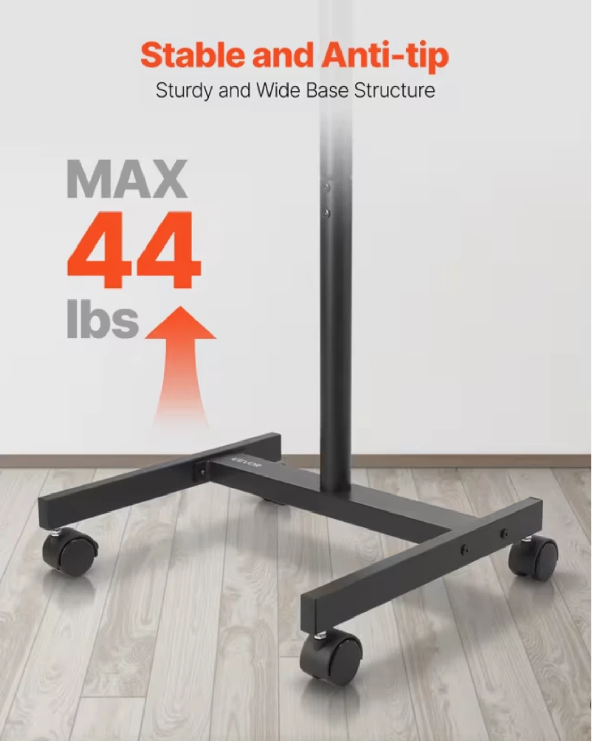 Rolling TV Stand with Mount - photo 5