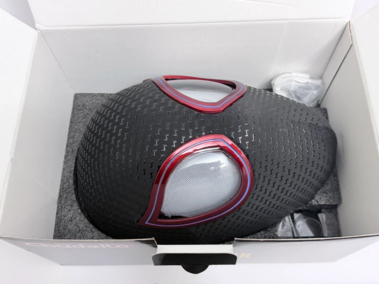 Chudeilo Electronic Spider-Man Mask Miles Morales Cosplay - photo 4