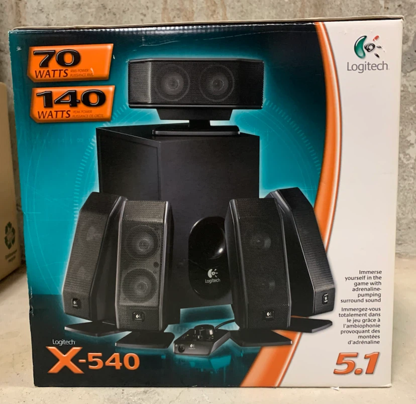 Logitech X-540 5.1 Speaker System for Computer Gaming