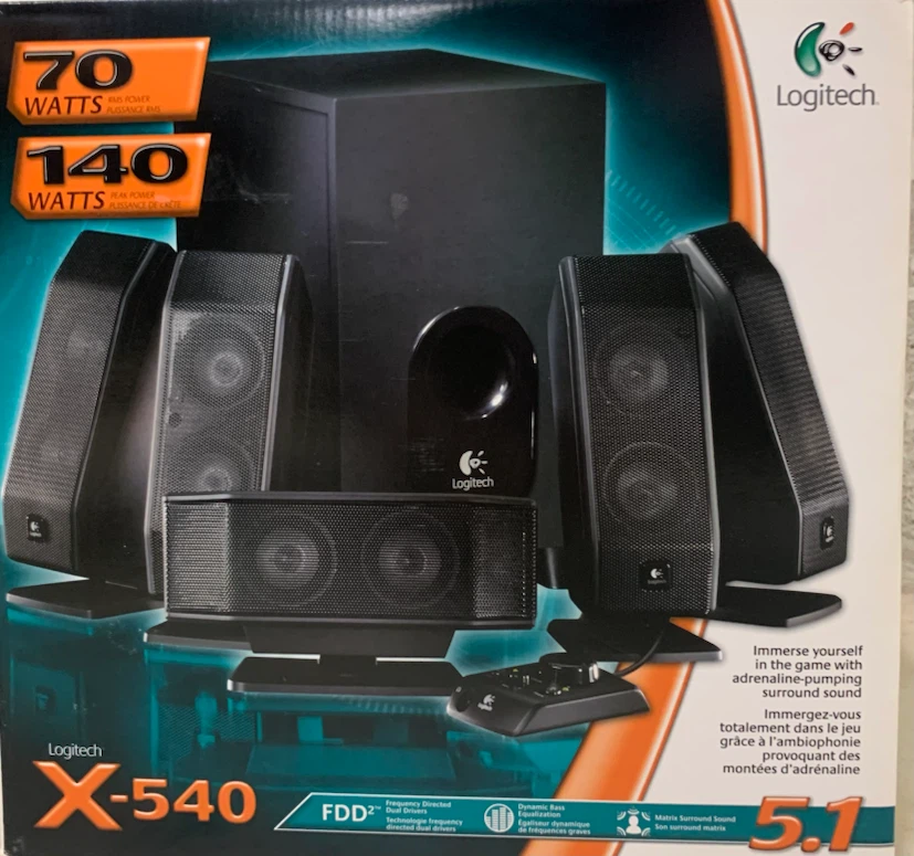 Logitech X-540 5.1 Speaker System for Computer Gaming - photo 3