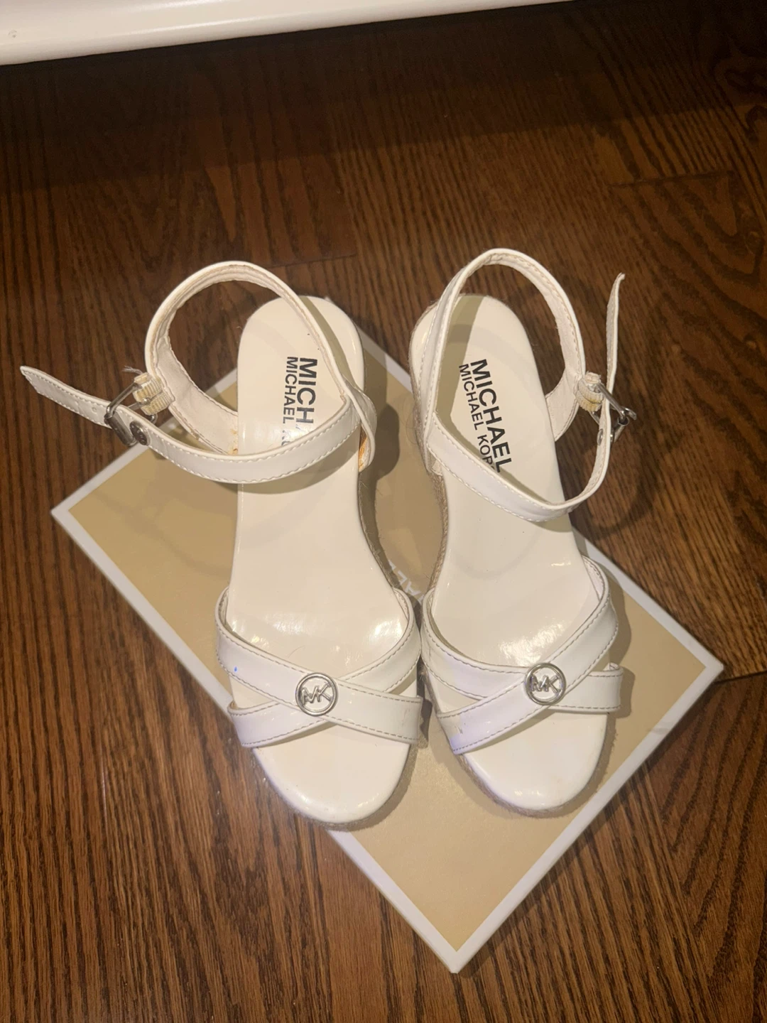 Michael Kors White Wedge Sandals - photo 2