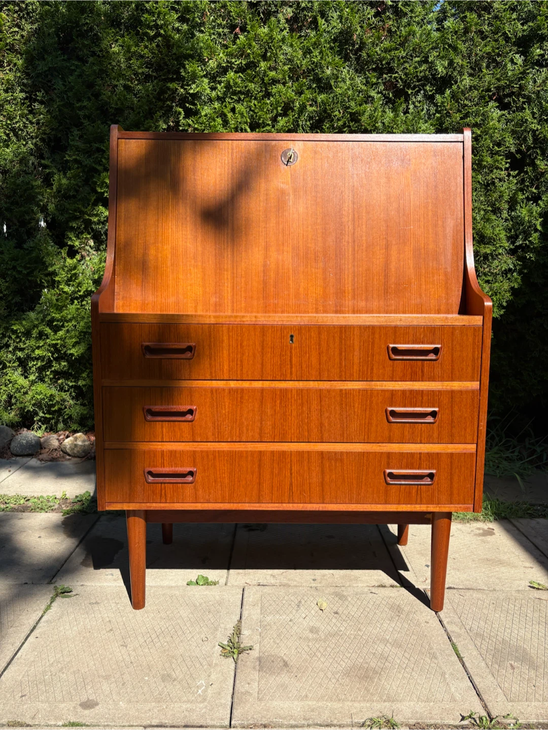 MCM Teak Secretary Desk by Gunnar Nielsen