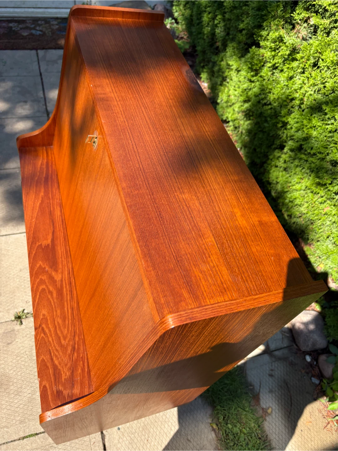MCM Teak Secretary Desk by Gunnar Nielsen - photo 5