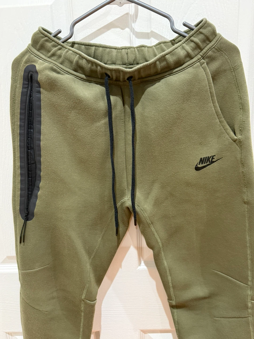 Nike Tech Joggers - Olive Green - Size S - photo 2