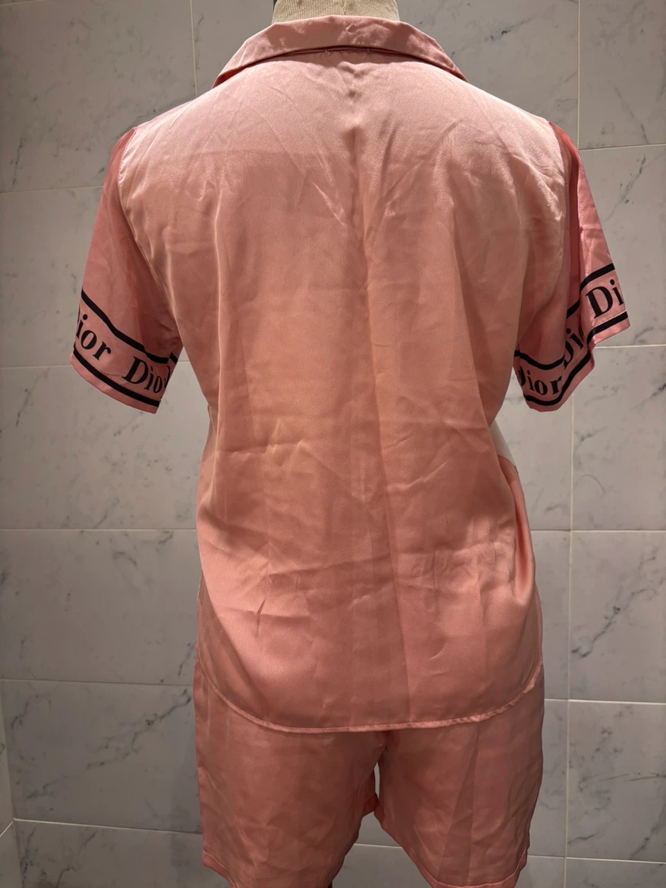 Dior Pink Graphic Pajama Set - photo 3