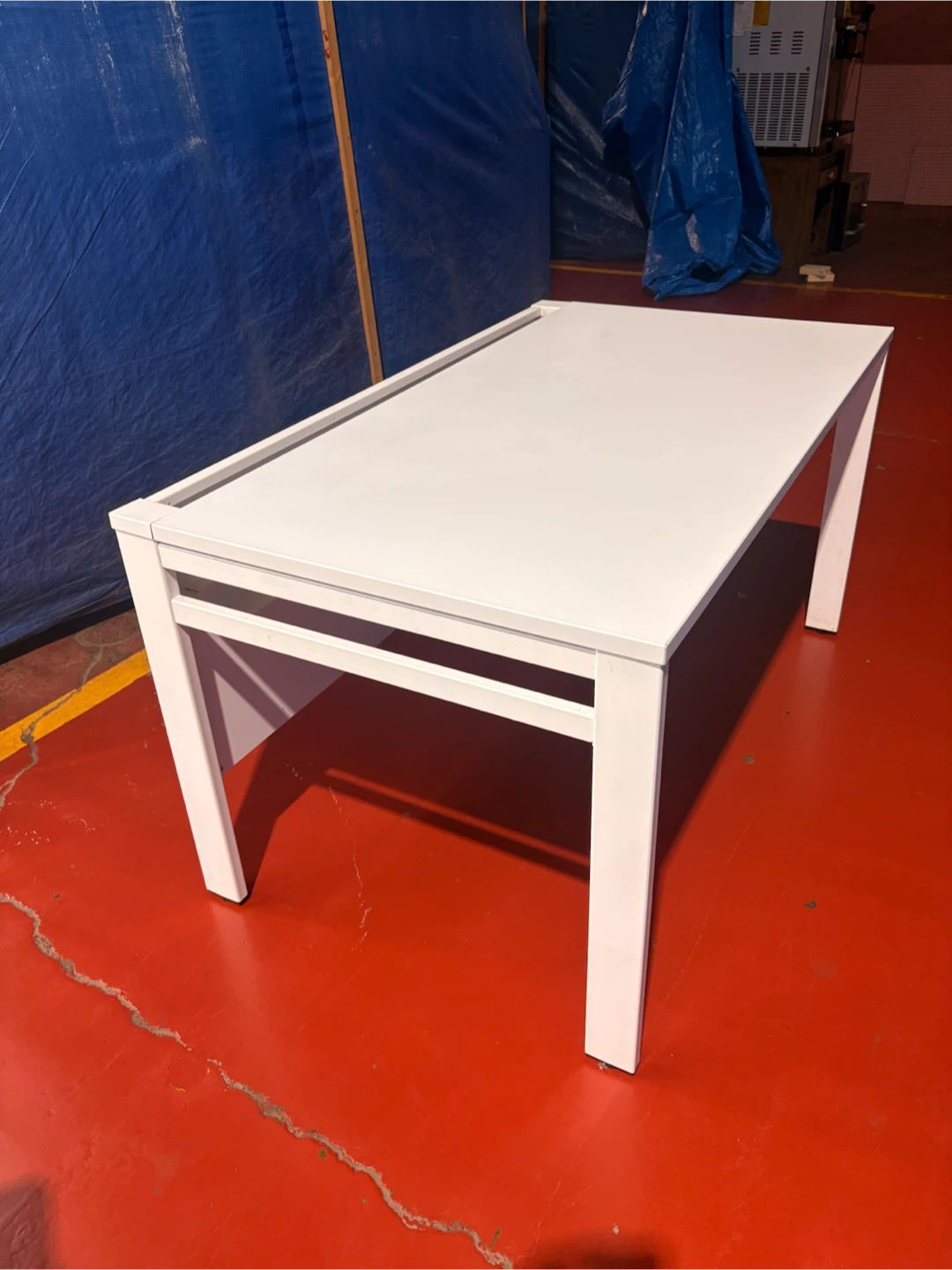 White Rectangular Table - photo 4