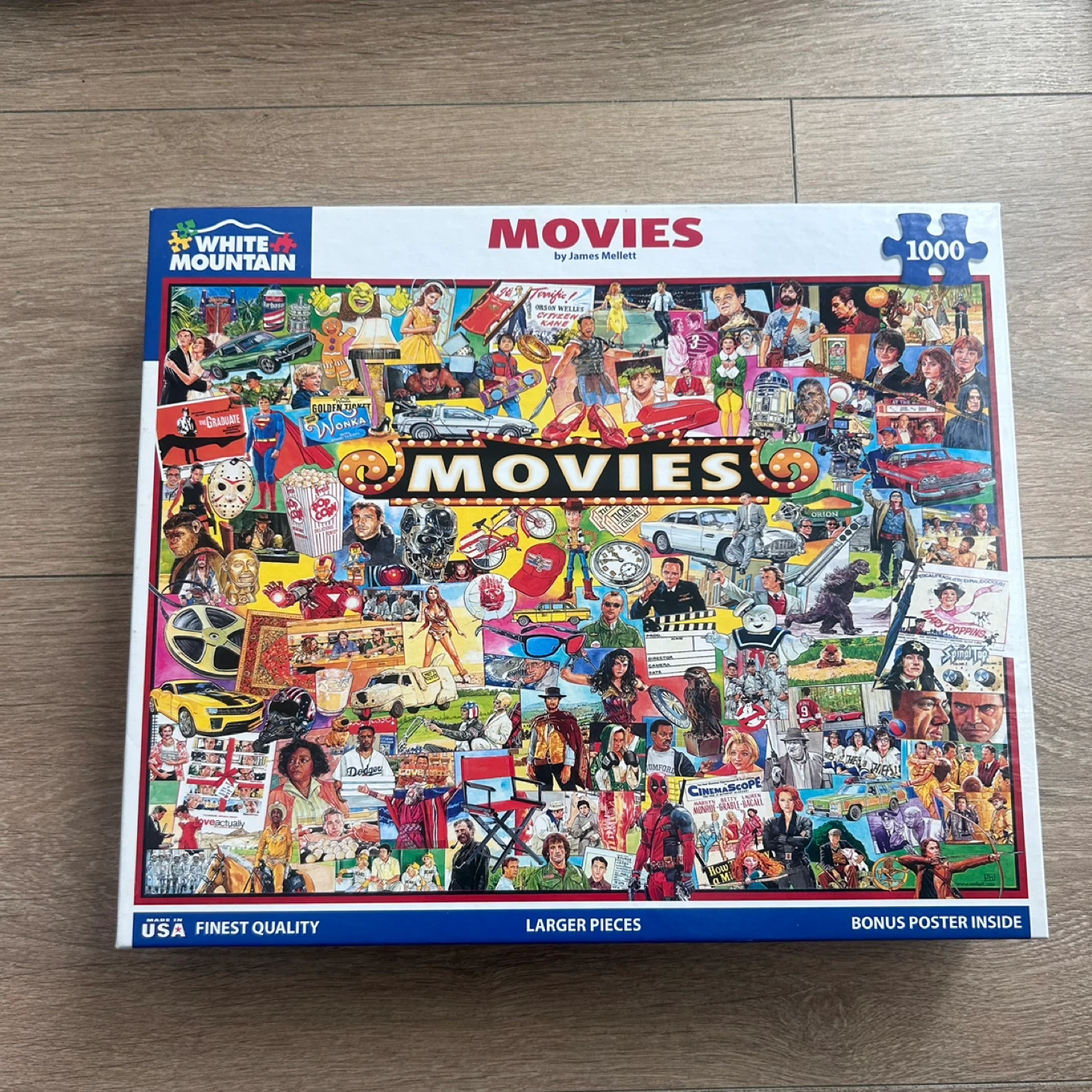 White Mountain Movies 1000 Piece Jigsaw Puzzle