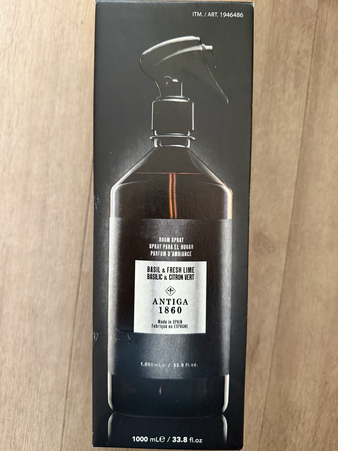 Antiga 1860 Basil & Fresh Lime Room Spray 1000ml