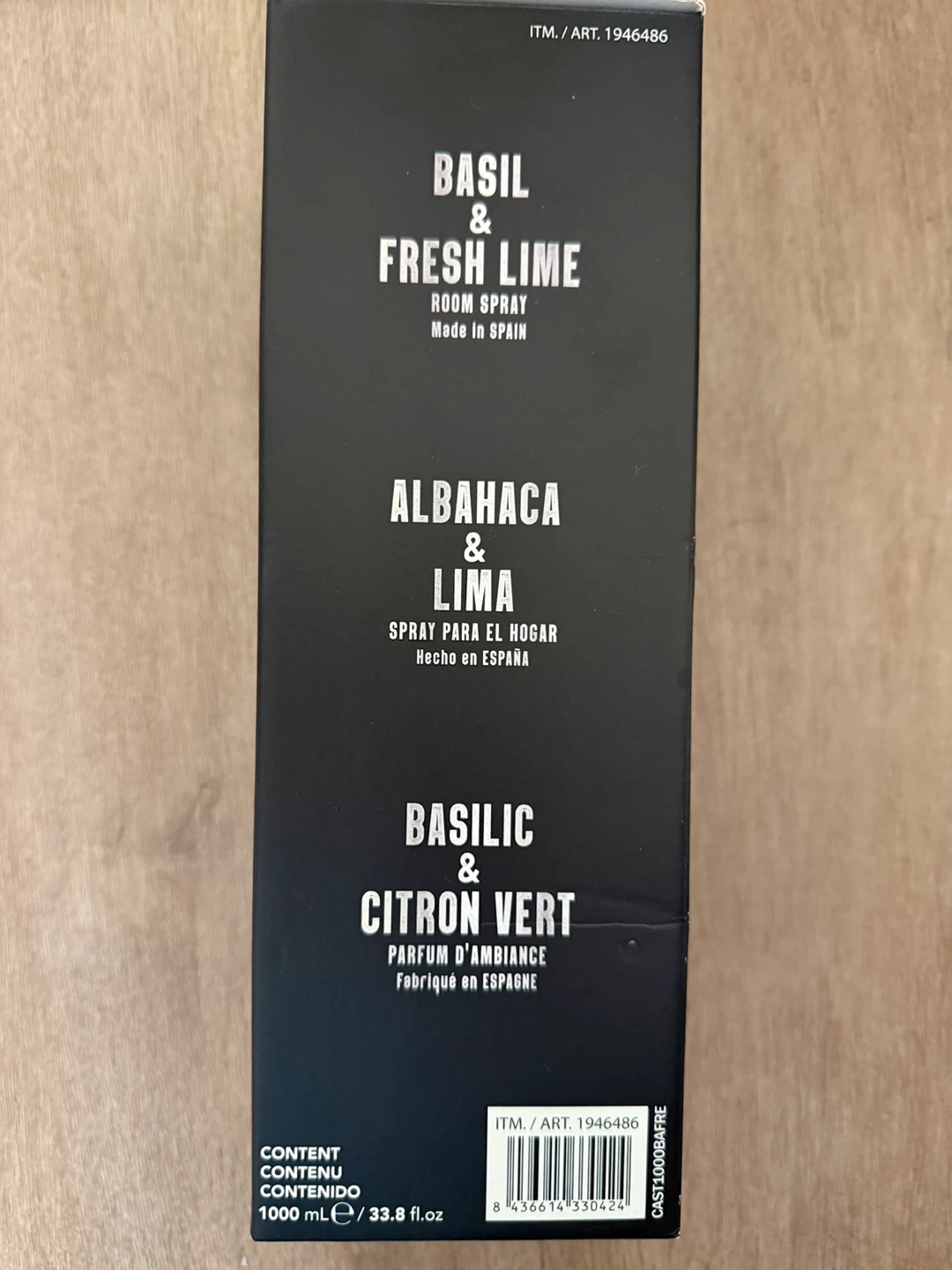Antiga 1860 Basil & Fresh Lime Room Spray 1000ml - photo 2