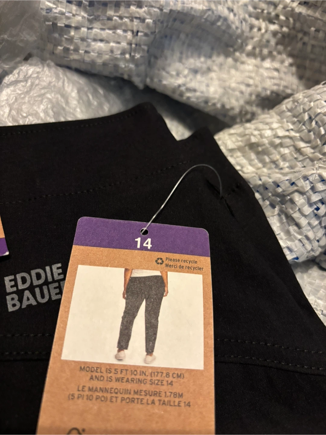 Ladies Eddie Bauer Horizon Straight Ankle Pants - Black - 14 - photo 3