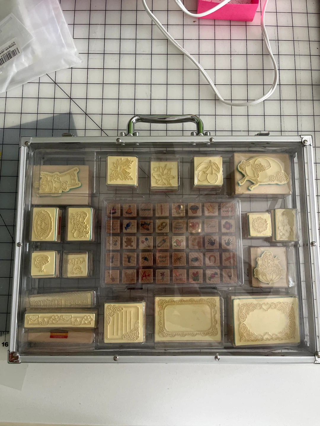MessageStor Rubber Stamp Collection in Carrying Case - photo 2