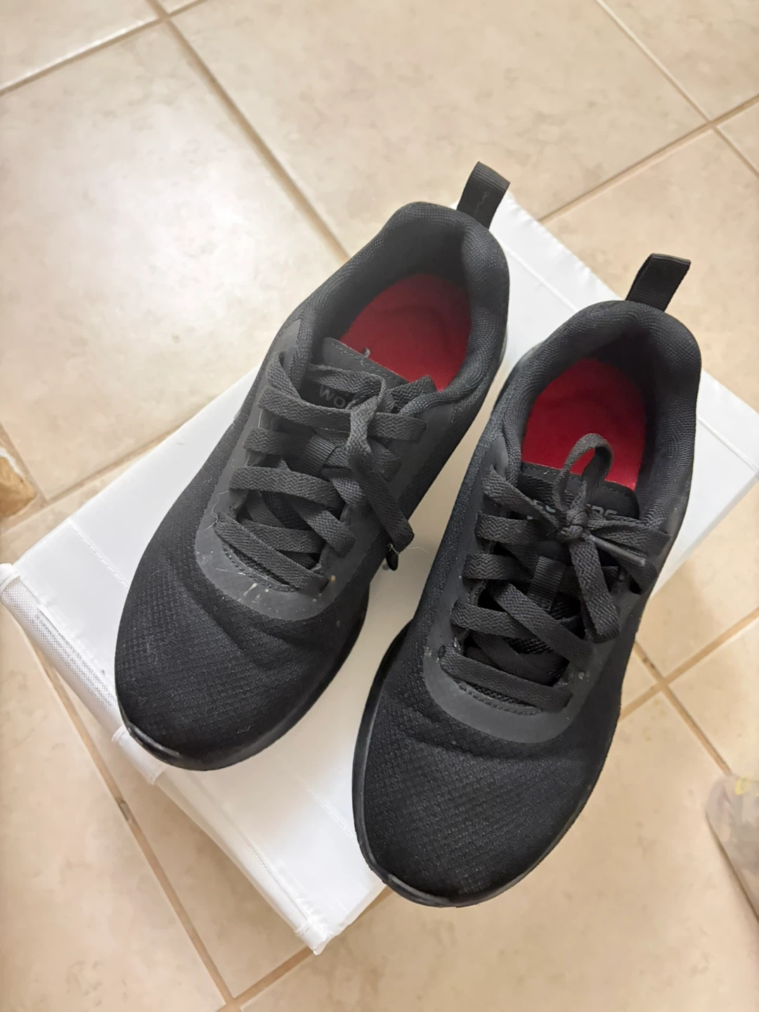 Skechers Slip Resistant Work Shoes Black