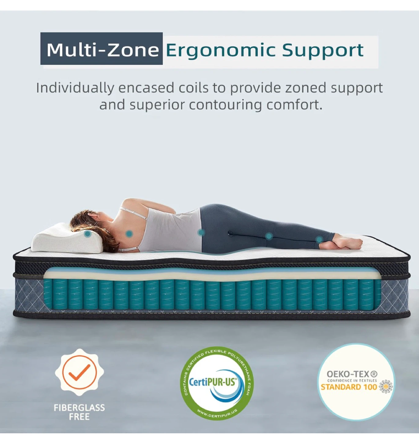 Crysili Luxury Euro Top Mattress - Double/ Full mattress - photo 2