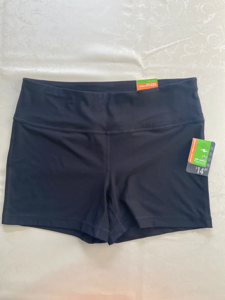 Athletic Works Ladies Bike Shorts Black XL